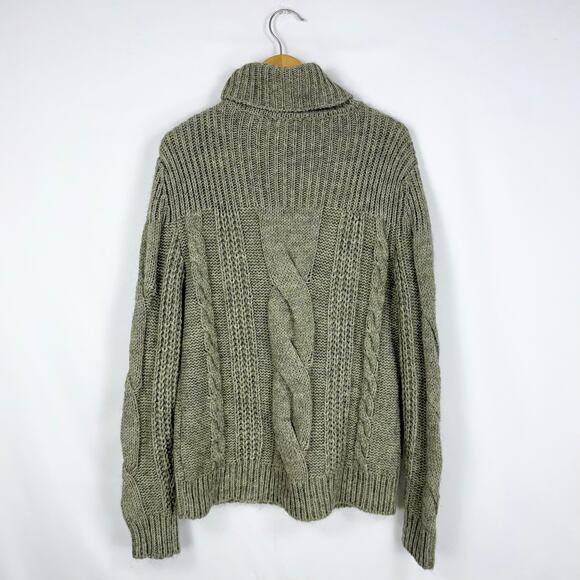 Pietro Brunelli Women's Himalaya Chunky Wool Blend Maternity Sweater Small Green - Picture 7 of 15